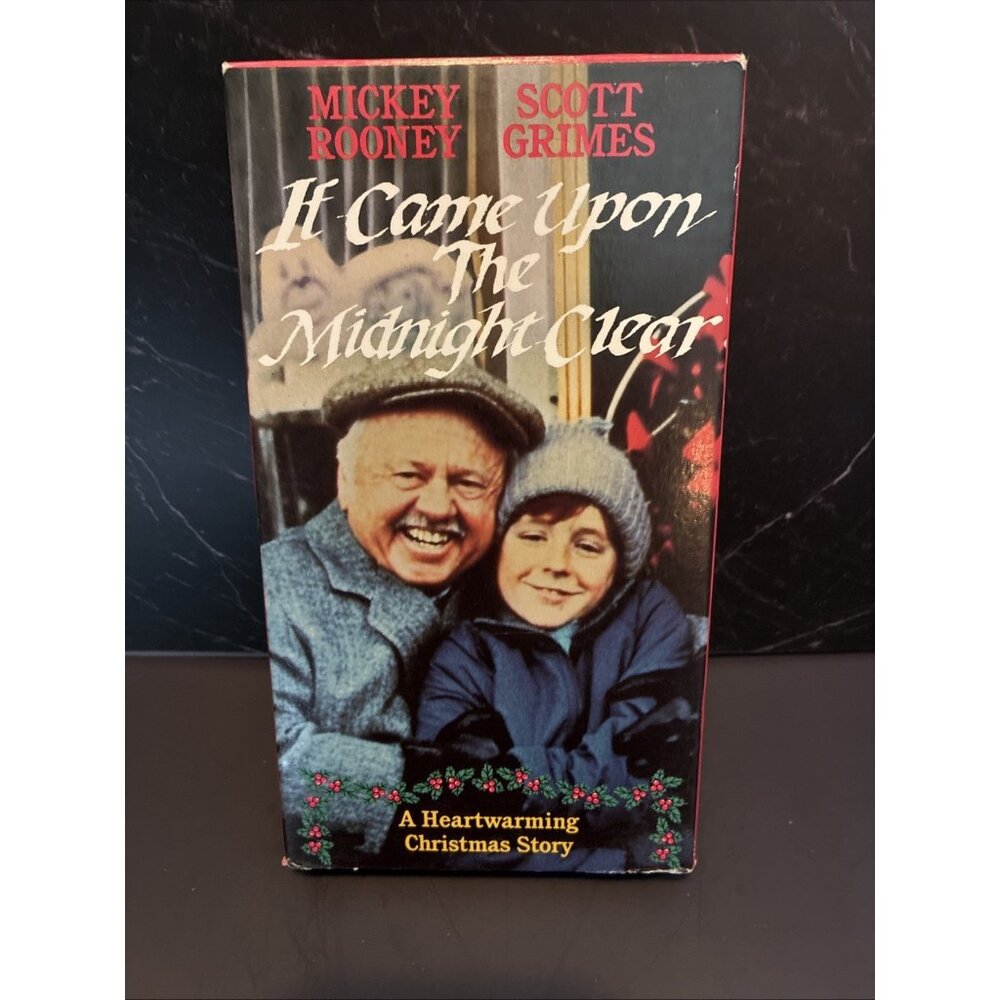It Came Upon The Midnight Clear VHS Mickey Rooney Christmas
